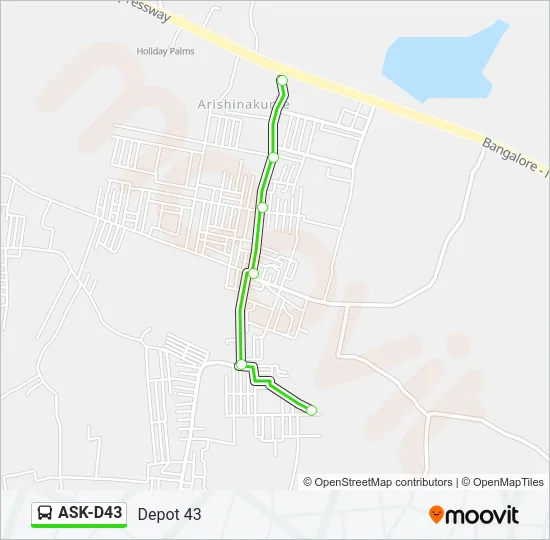ASK-D43 Bus Line Map