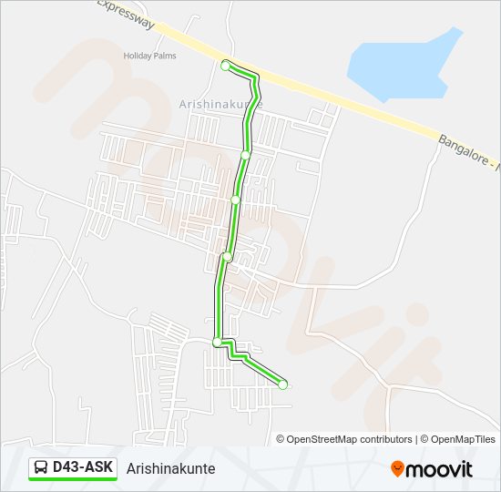 D43-ASK Bus Line Map