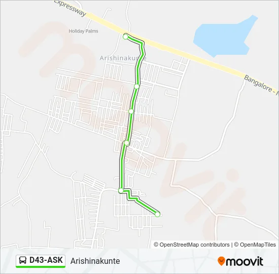 D43-ASK Bus Line Map