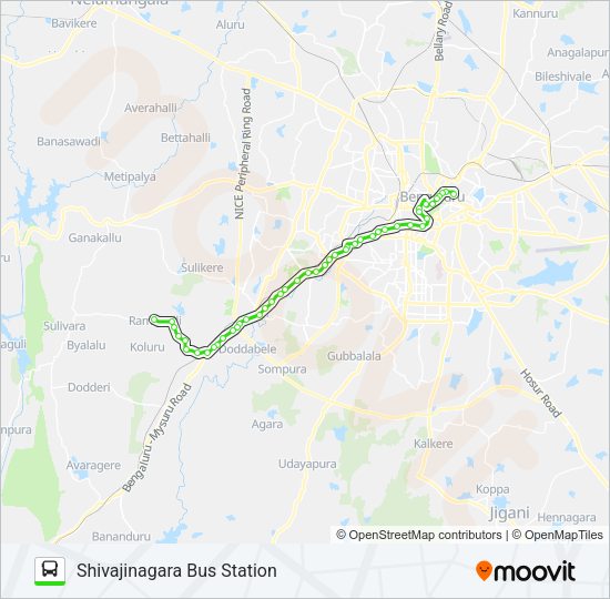 227 RMH-SBS Bus Line Map