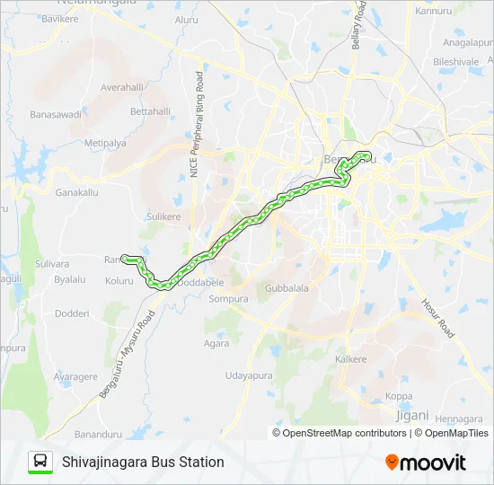 227 RMH-SBS Bus Line Map