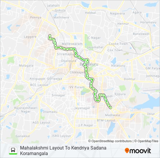 MLO-VSD-KKS bus Line Map