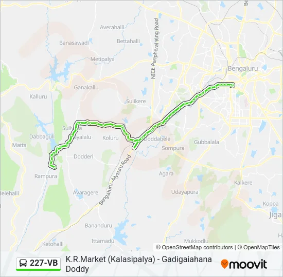 227-VB Bus Line Map