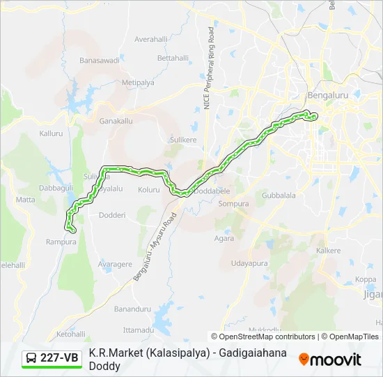 227-VB Bus Line Map