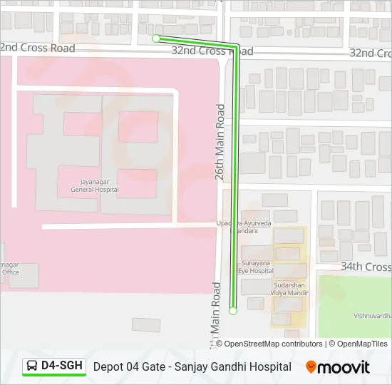 D4-SGH Bus Line Map