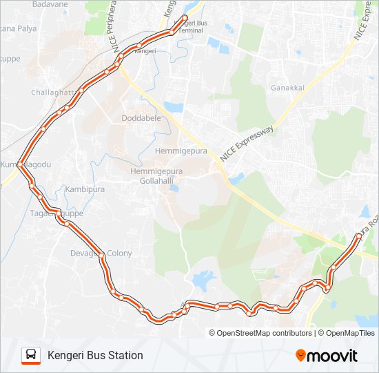 MF-36 SIMS-KTTMC Bus Line Map