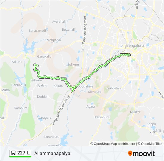 227-L bus Line Map