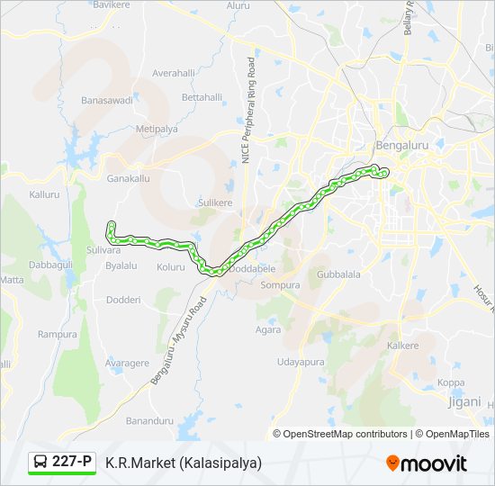 227-P bus Line Map