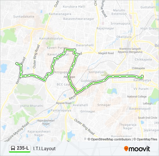 235-L bus Line Map