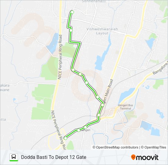 235-K BSN-DBT Bus Line Map