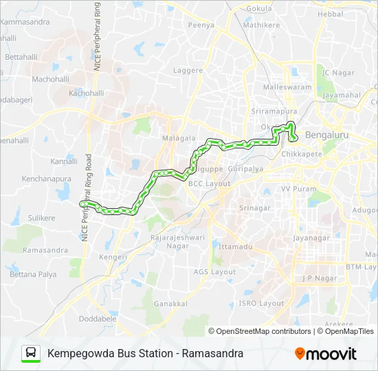 235-K KBS-RMS Bus Line Map