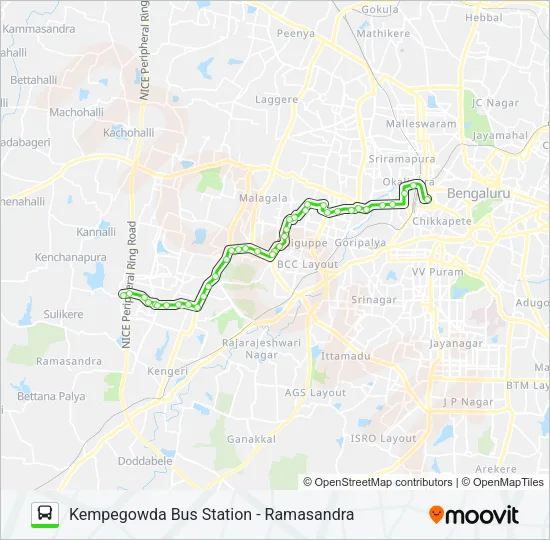 235-K KBS-RMS Bus Line Map