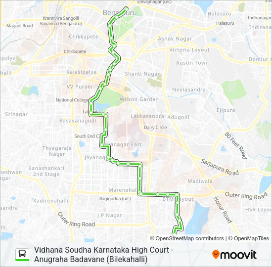 25-B BTMMD-VSD Bus Line Map