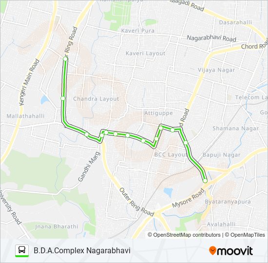 235-A DJPN-NBDA bus Line Map