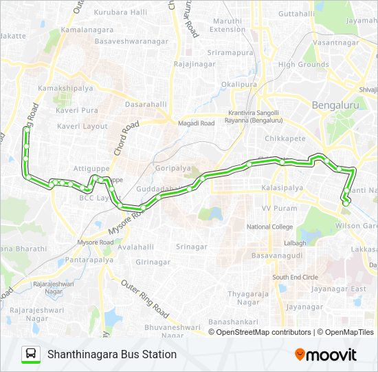 235-A SNBS-NBDA Bus Line Map