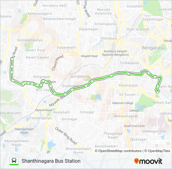 235-A SNBS-NBDA Bus Line Map