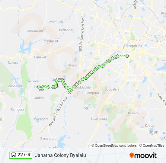 227-R bus Line Map