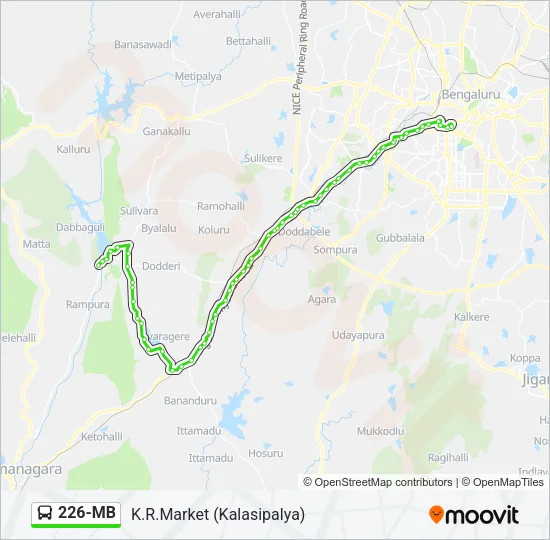 226-MB Bus Line Map
