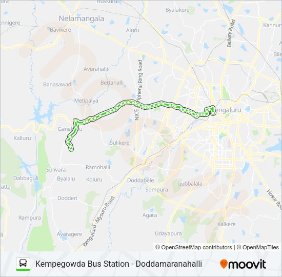 242-J KBS-DMH Bus Line Map