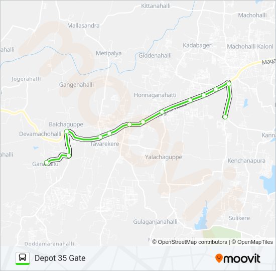 242-JA D35G-GNKL Bus Line Map