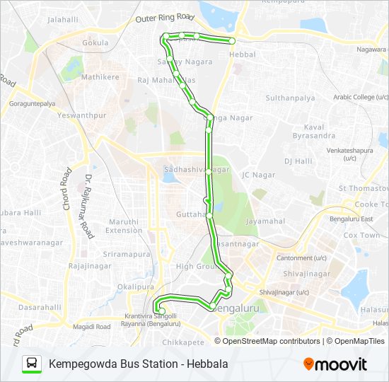 279-E KBS-VSD-HBL bus Line Map