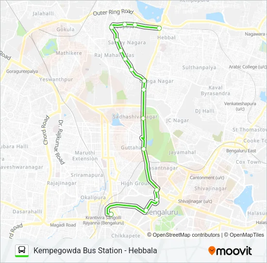 279-E KBS-VSD-HBL Bus Line Map