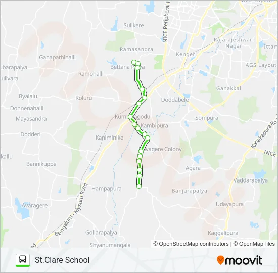 228-A GNP-SCS Bus Line Map