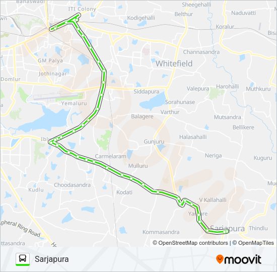 500-CH D24G-SJP Bus Line Map