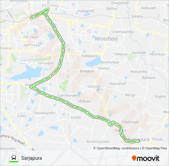 500-CH D24G-SJP Bus Line Map