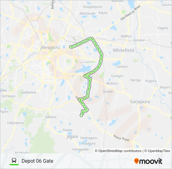 MF-500EB D6G-ELCW Bus Line Map