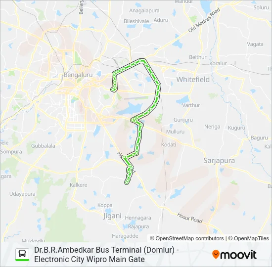 MF-500EB DBS-ELCW Bus Line Map