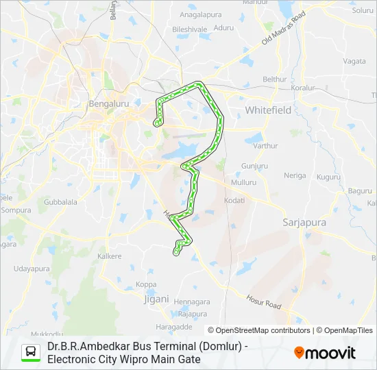 MF-500EB DBS-ELCW Bus Line Map