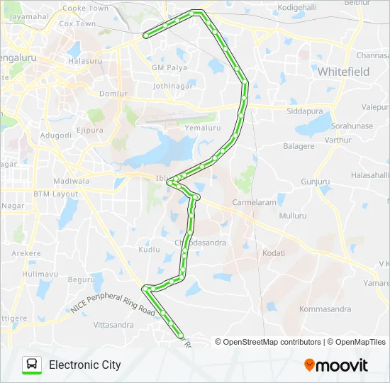 MF-500EB BYPMS-ELC Bus Line Map