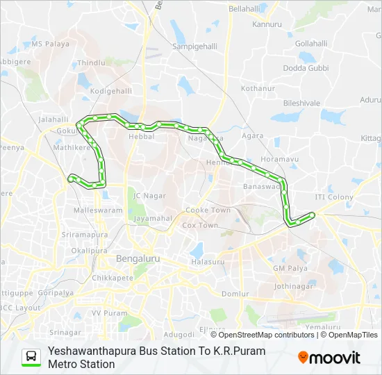 500-B YTTMC-YRS-KRPRS Bus Line Map