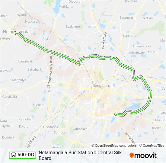 500-DG Bus Line Map