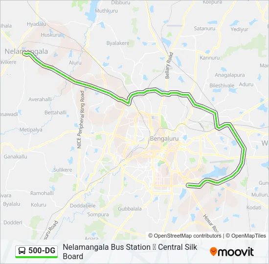 500-DG Bus Line Map