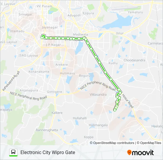 600-CF UFLY Bus Line Map