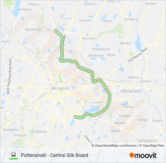 500-D PTH-CSB Bus Line Map