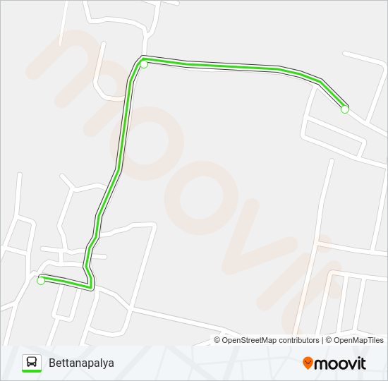 230-B SCS-BTPL Bus Line Map