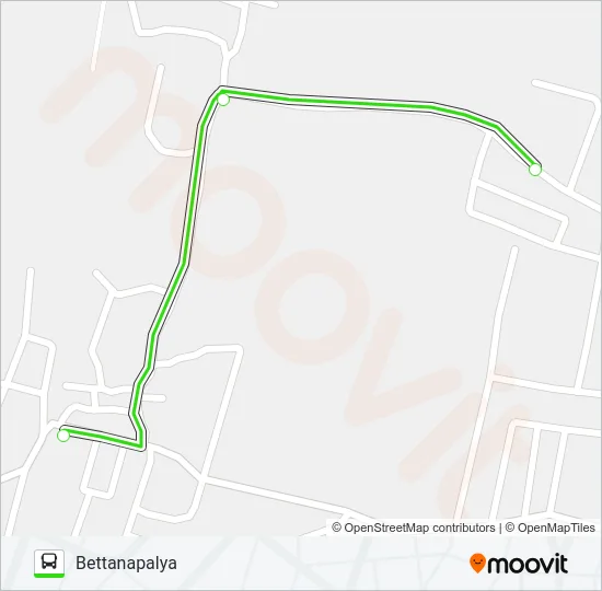 230-B SCS-BTPL Bus Line Map