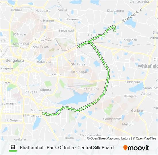 500-D BSBI-CSB Bus Line Map