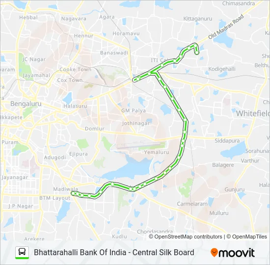 500-D BSBI-CSB Bus Line Map
