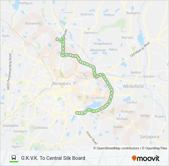 500-D GKVK-CSB Bus Line Map