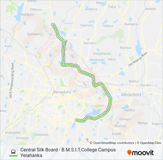 500-D CSB-BMSIT Bus Line Map
