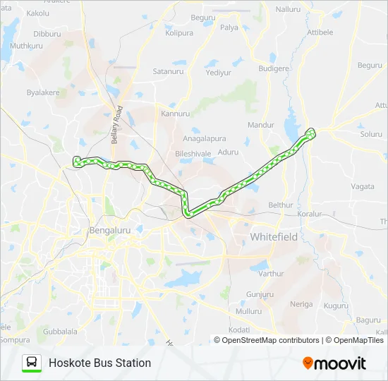 500-HG HSK-BELF Bus Line Map