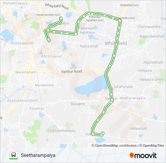 333-N D41G-SRP Bus Line Map