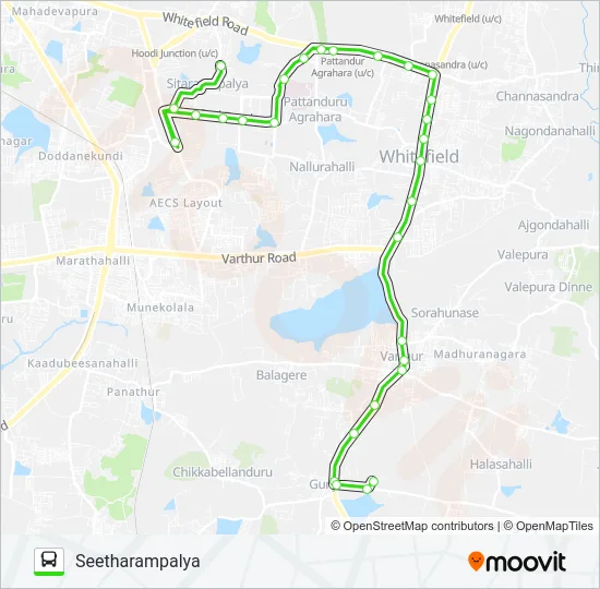 333-N D41G-SRP Bus Line Map