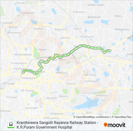 300-C KSRRS-KRPGH Bus Line Map