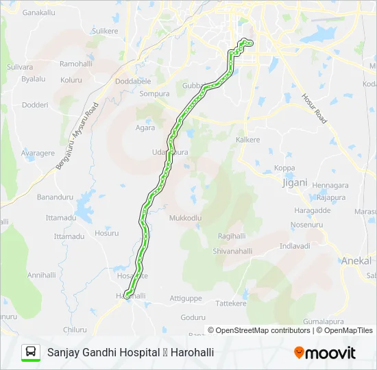 213-V SGH-HRH Bus Line Map