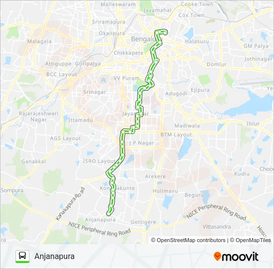 215-U SBS-ANP Bus Line Map